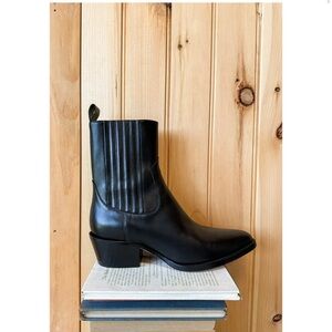 Emerson Fry Atelier Black Ankle Boots
